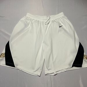 Vintage Y2K Nike Team Vanderbilt Commodores Basketball Gym Shorts Men's XL White